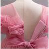 Mädchen Kinder Schleppkleid Elegant Mädchen Aufführung Rüschenrock Prinzessinnenrock Blume Kinder Hochzeit Mädchen