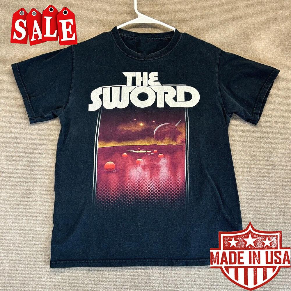 Редкая Коллекция Подарок Фанату с Турне The Sword Band Футболка Унисекс S-5XL S