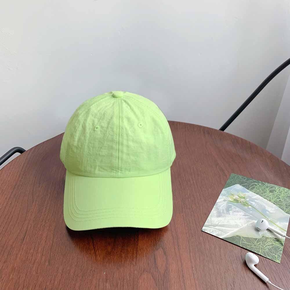 Anime Quick-Drying Baseball Cap Korean Style Peaked Cap Fashion Solid Color Sun Hat  Girl