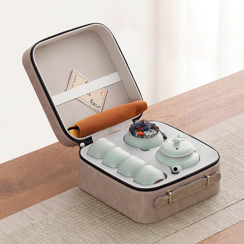 Bafangli Fangzheng 8-Piece Ceramic Tea Set