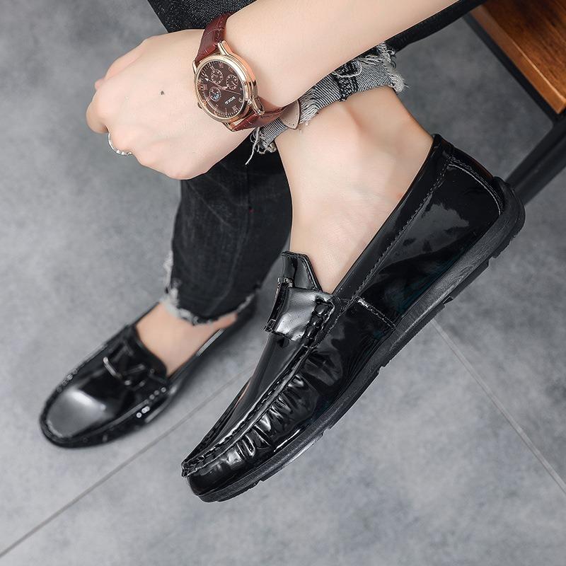 Doudou Shoes Men's Summer Business Casual Leather Shoes New One-pedal Driving Shoes Men's Shoes