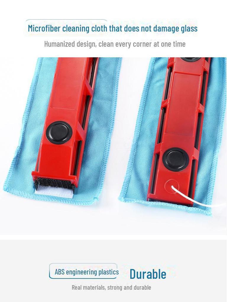 Perie magnetică cu două fețe pentru ștergător de geamuri