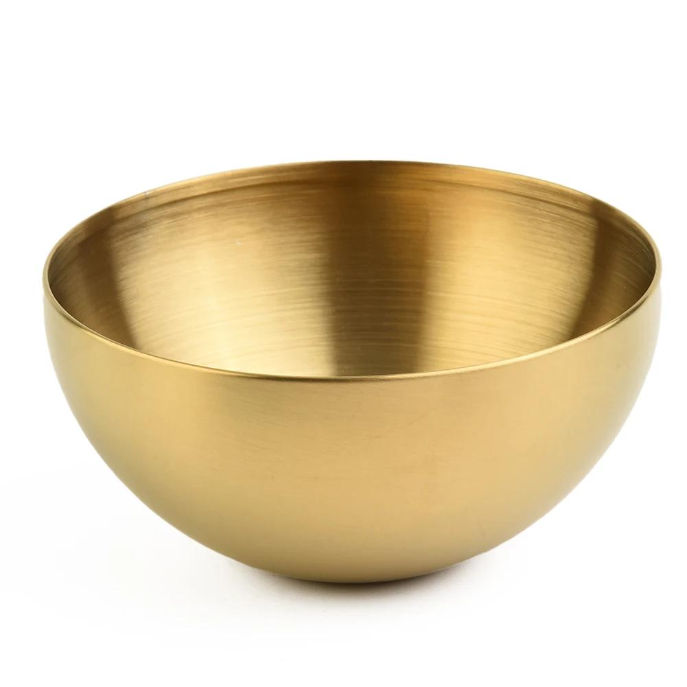 High Quality New Practical Salad Bowl Tableware Kitchen Utensils 12/15/20cm Cooking Dining Noodle Rice Stainless Steel