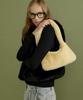 Molliolli Flat Bag Faux Fur Mini Shoulder Bag Winter Bag [Natural]