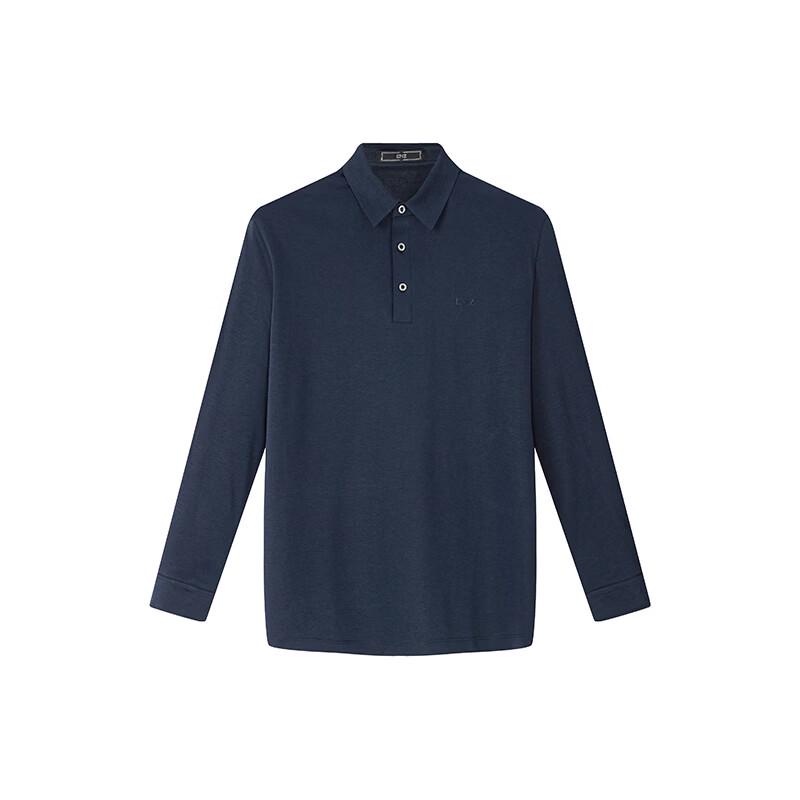 EMZ Men s Cotton-Feel Long-Sleeve Polo Shirt XL (52)