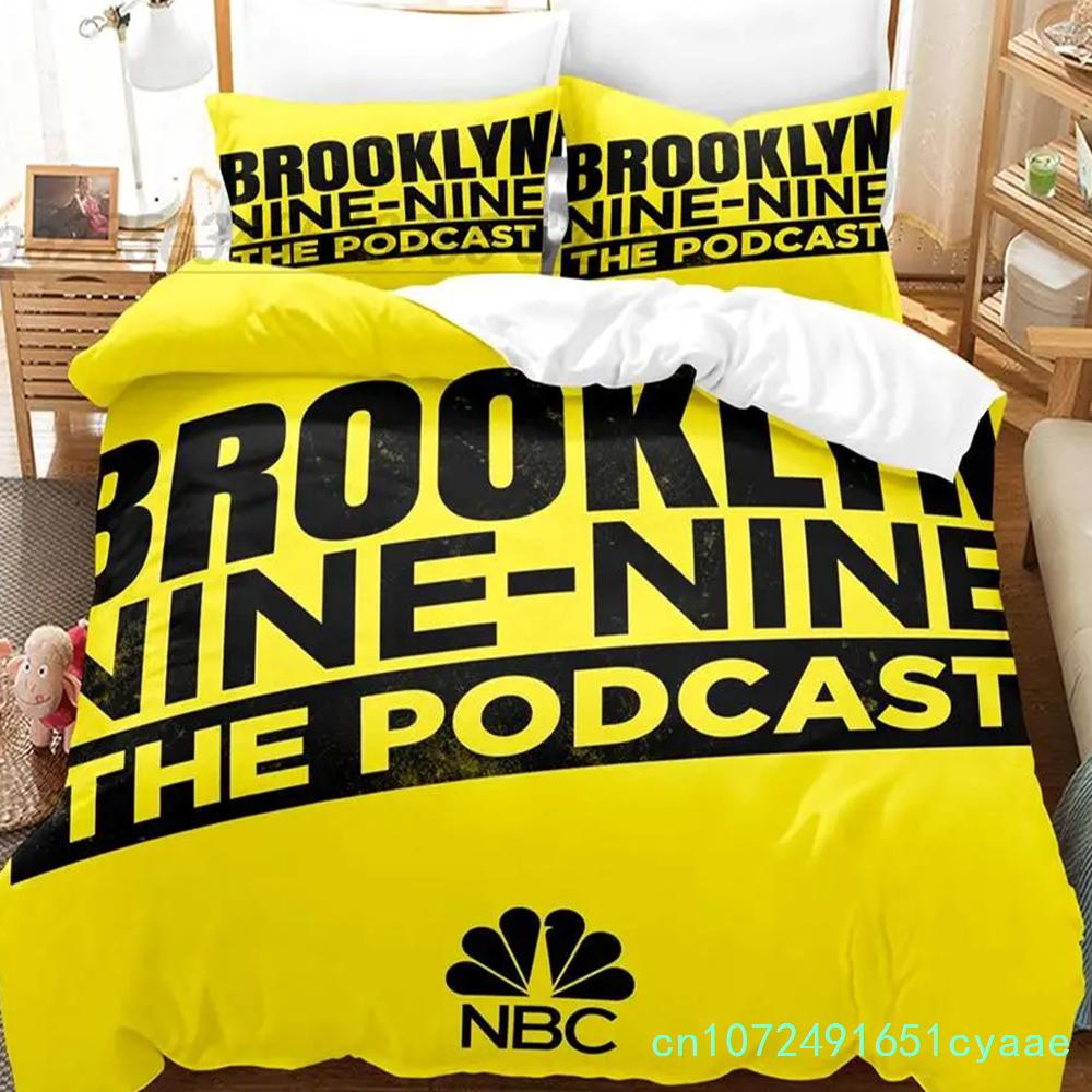 Brooklyn-Nine-Nine Bettwäsche-Set Einzelbett Twin Full Queen King Size Bettwäsche-Set Aldult Jungen Schlafzimmer Bettbezug-Sets 3D-Druck Neu