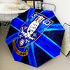 Owl Symbol Wednesday Automatic Folding Umbrella - 8-Rib Travel Umbrella with Auto Open/Close & Portable Gifts for Holidays or Birthdays