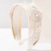 New Style Court-style Hairband with Curly Flowers, Wide Design, Unique and Creative Hair Accessory for Women.