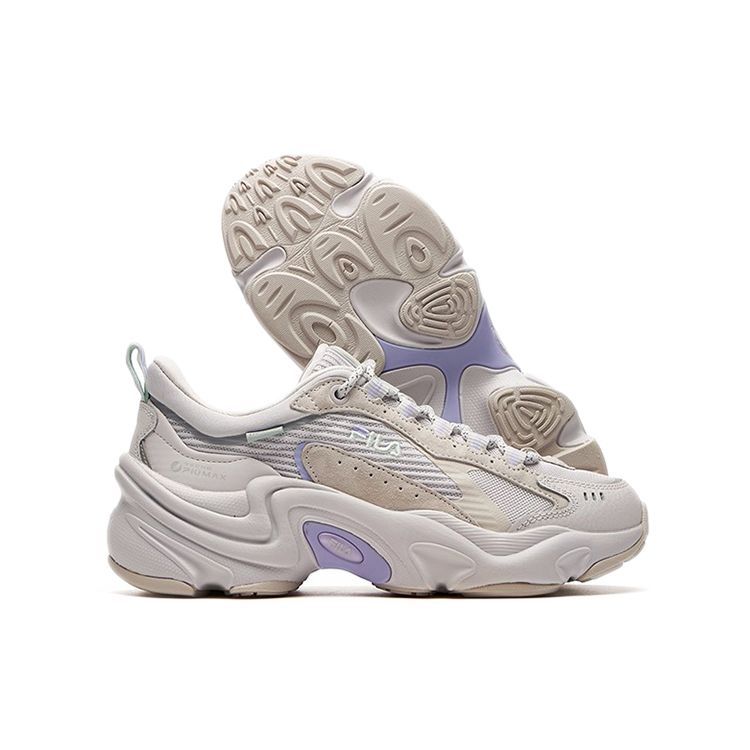Fila Pantera Comfortable Shock Absorbing Wear Resistant Low Top Dad Shoes Women Sneaker Gray F12W141107FNC