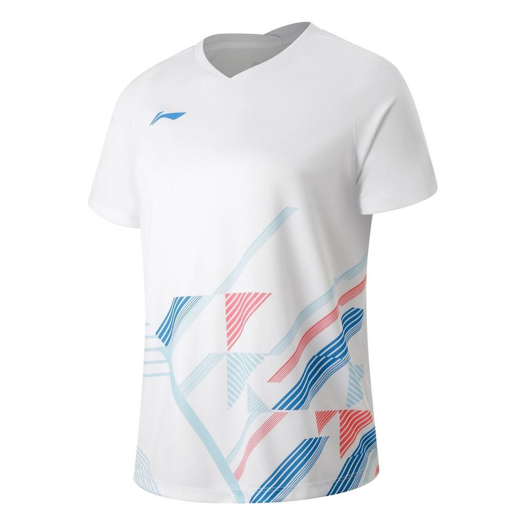 Li Ning Badminton Jerseys Men's V neck Moderate AAYV195