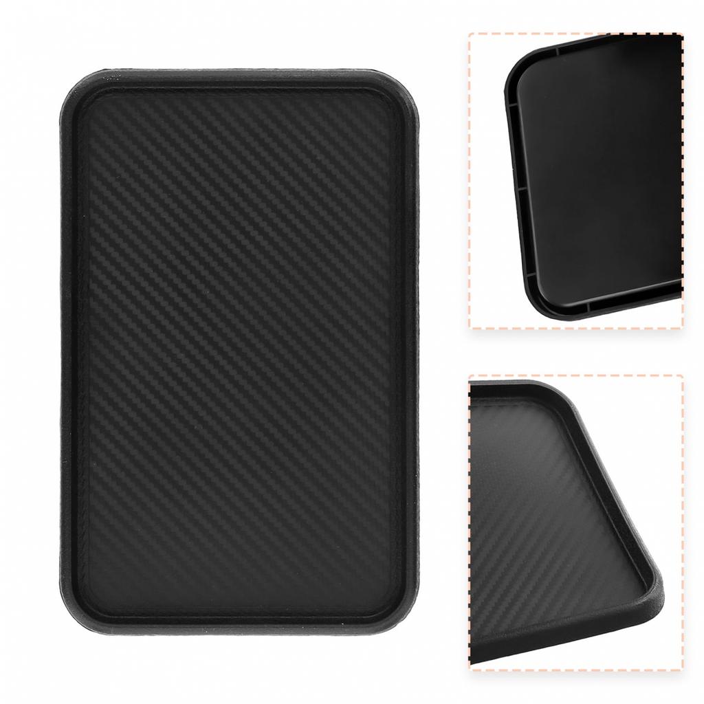 Silikon Halkfri Förvaringsfångare Pad Matta 200x128mm Tillbehör för Instrumentbräda Fram