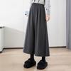 Women's Solid High-Waist Wide-Leg Pants