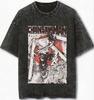 Vintage T Shirt Denji Chainsaw Man Anime Manga Character Short Sleeve Men's Wome