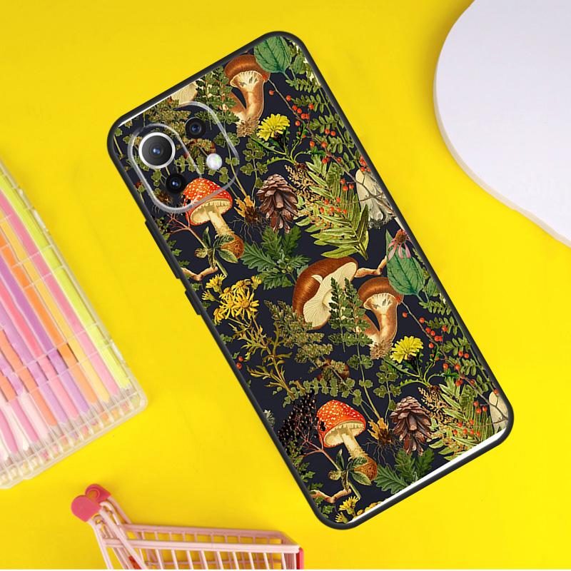 Hippie Mushroom Frog shrooms Cover For Xiaomi 13 14 Ultra 11T 12T 13T 14T Pro POCO X7 Pro X3 X5 F3 F5 F6 M6 X6 Pro Case