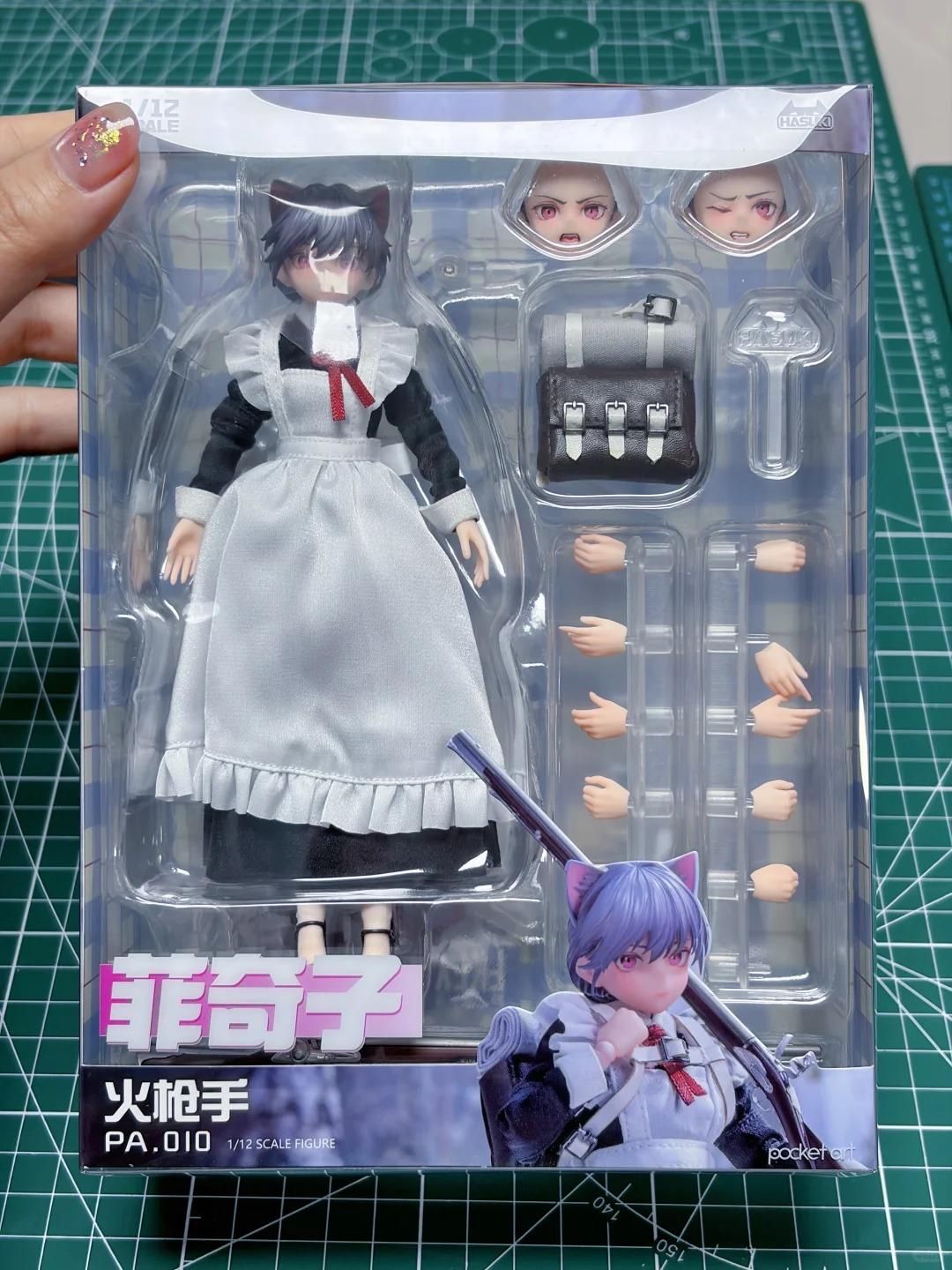 

Hasuki FKEY Original 1/12 Scale Cat Ear Musketeer Action Figure Collectible Anime Military Figure For Anime Fans Display