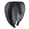 Elastic Wide Side Hair Hoop Non Slip Women Lace Hairbands  For Women Girls