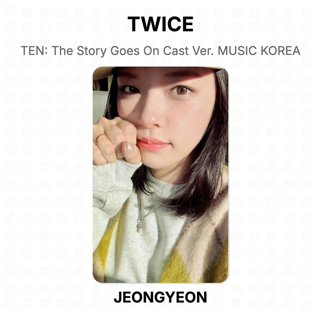 Twice TEN: The Story Goes On Cast Ver. MUSIC KOREA Official Photocard