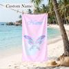 Winx Club Custom Name Printed Beach Towel Personalized Soft Towel For Swimming Beach Travel