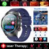 2025 New Non-Invasive Laser Treatment Three High Smart Watch Sapphire Screen Blood Fat Uric Acid ECG Health Diagnosis Smartwatch