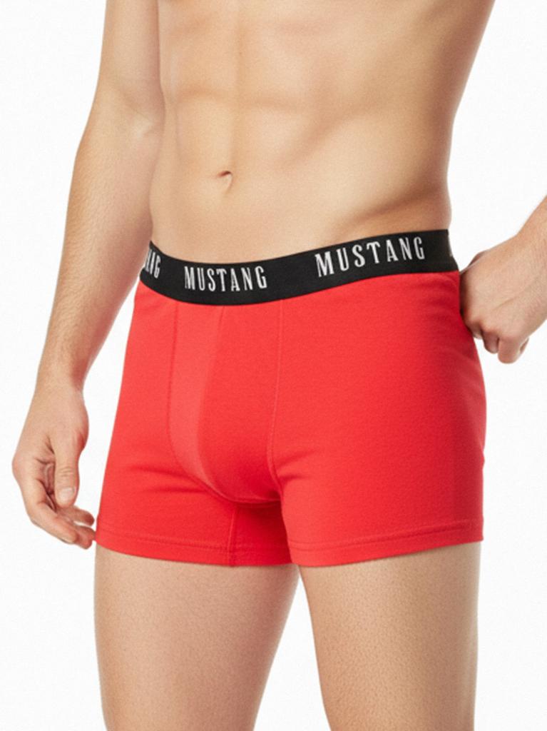 Mustang Men' Boxer Shorts 4-piece Set Cotton Logo Color Size