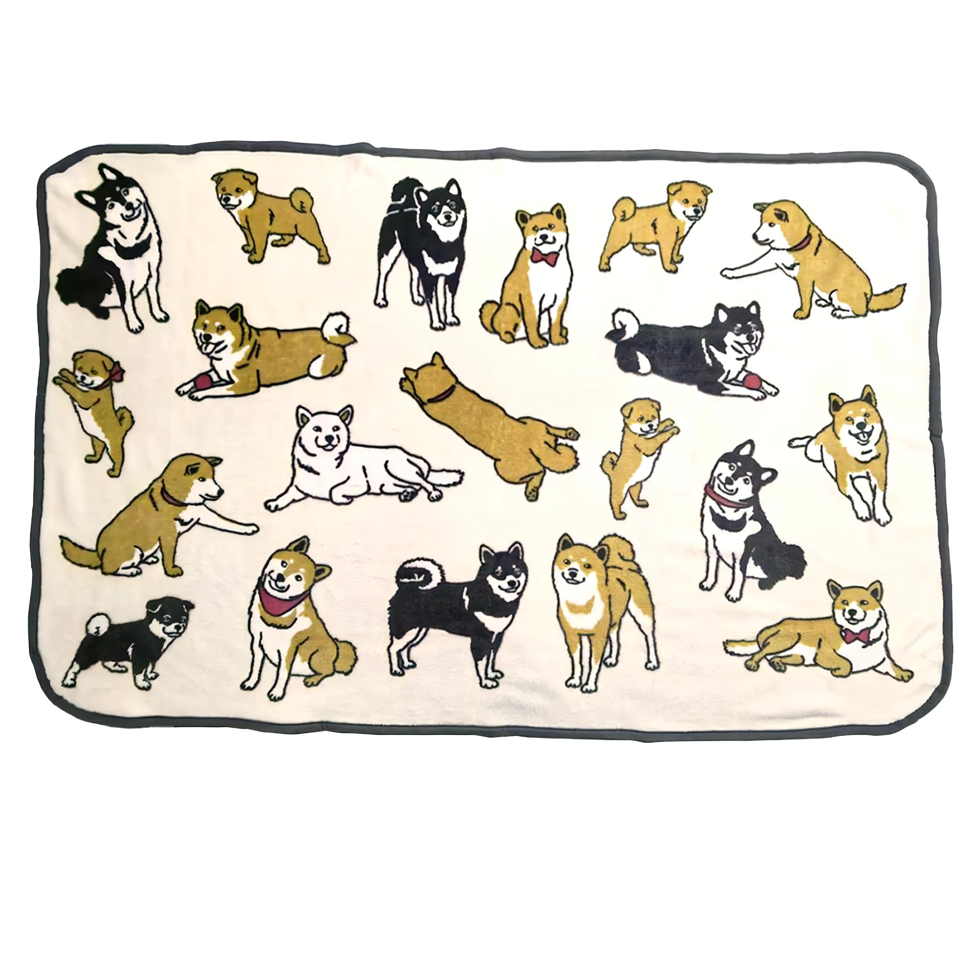 

Плед iKuzuy с сиба-ину, Милые товары с сиба-ину, Коленный плед с сиба-ину (120 см x 80 см, Прибл.. 250 г, Материал коралловый флис, Двусторонний дизайн)