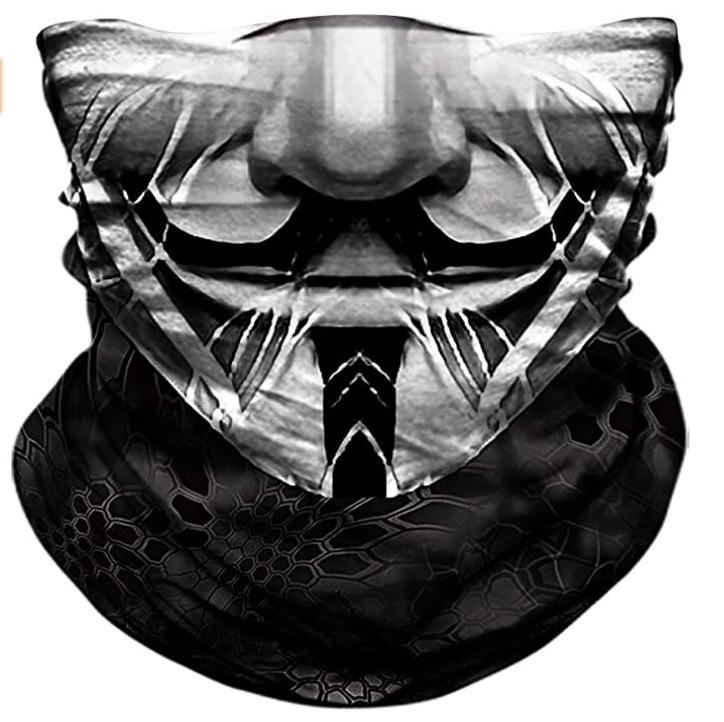 Skull Men Balaclava Ski Mask Cycling Caps Snowboard Face Cover Motorcycle Bicycle Helmet Hood Bandana Scarf Breathable Windproof