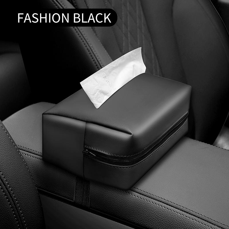 

Chair back hanging car interior decoration supplies leather tissue box creative car supplies tissue cover drawer box tissue bag