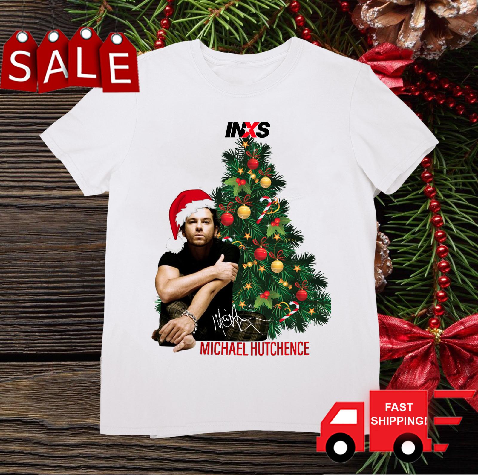 Rare Merry Christmas Michael Hutchence INXS Band S to 5XL T-shirt BM271 XXXL