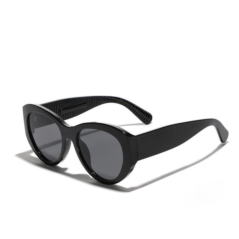 Retro Large Frame Cat'S Eye Square Sunglasses Men'S Sunglasses Women'S Personalized Street Shot Glasses