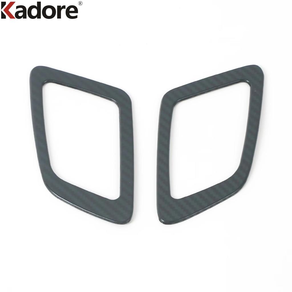 Car Front Upper Air Condition Vent Outlet Cover Trim For Honda CRV CR-V  2024 Carbon Fiber Interior Mouldings Accessories