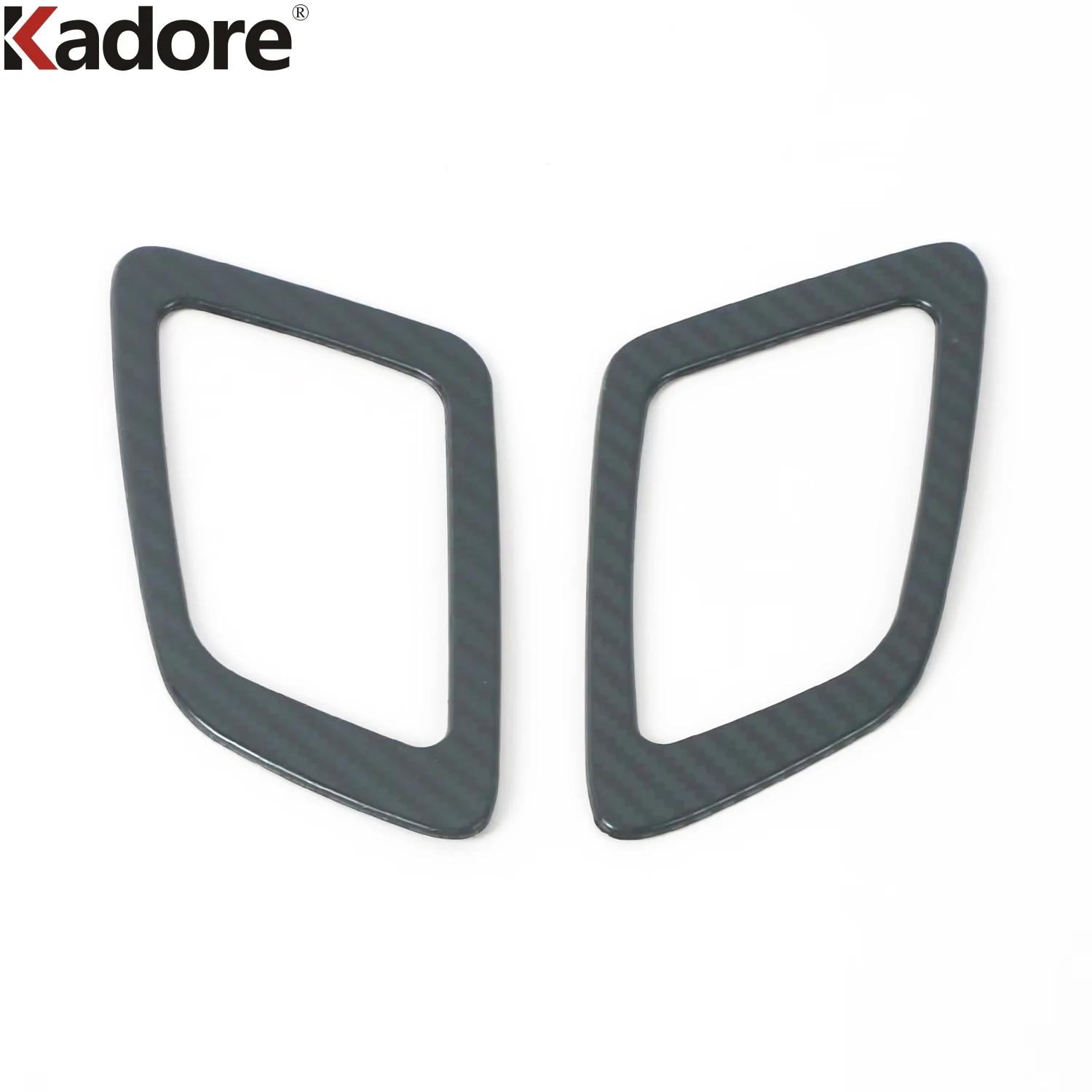 Car Front Upper Air Condition Vent Outlet Cover Trim For Honda CRV CR-V  2024 Carbon Fiber Interior Mouldings Accessories Steel Carbon Fiber