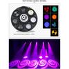 Moving Head Lights LED 100W Spot Effect 6 Rotating 7 Gobos 8 Colors Projector 5-Facet Prism DMX512 Control IP65 Disco Bar