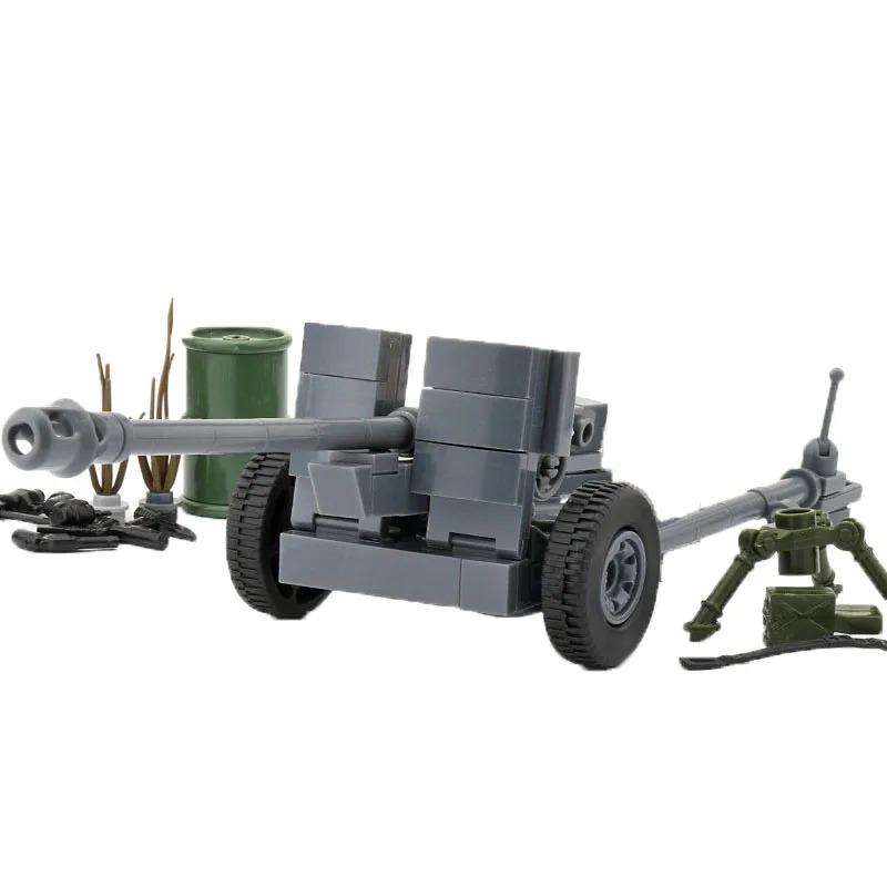 WWW2 Military Building Block 88mm Flak Gun Cannon  Weapons Figure Soldier Machine Gun Mecha Infantry Artillery Mortar Toys K053