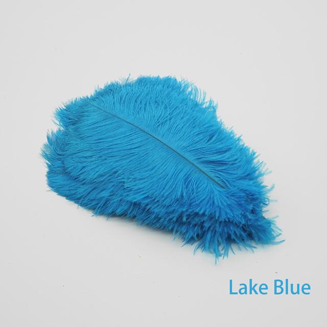 60Pcs/Lot Natural White Ostrich Feathers Handmade Craft Accessories Wedding Home Decorations