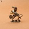 52g Brass Horse Step On Coins Lucky Statue Feng Shui Desk Miniatures Pure Copper Crafts Collections china Home Office Figurines