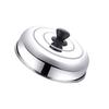 Stainless Steels Wok Lid Skillets Cover Pan Replacement Lid Cooking Pot Covers for Home Hotel Restaurant Enduring