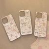 Glitter Bow Phone Case for iPhone 17 16 15 14 13 Pro Max, Cute Rhinestone Bowknot Shockproof Cover, Aesthetic Girly Protective Case