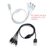 Cablu Lung de Încărcare USB C 4 în 1 Cablu de Încărcare Porturi Multiple Cablu de Încărcare Conector Tip C pentru Telefoane Mobile