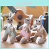 Cute Adorable Kangaroo Plush Toy Soft Keychain Cartoon Bag Accessory Doll 15cm