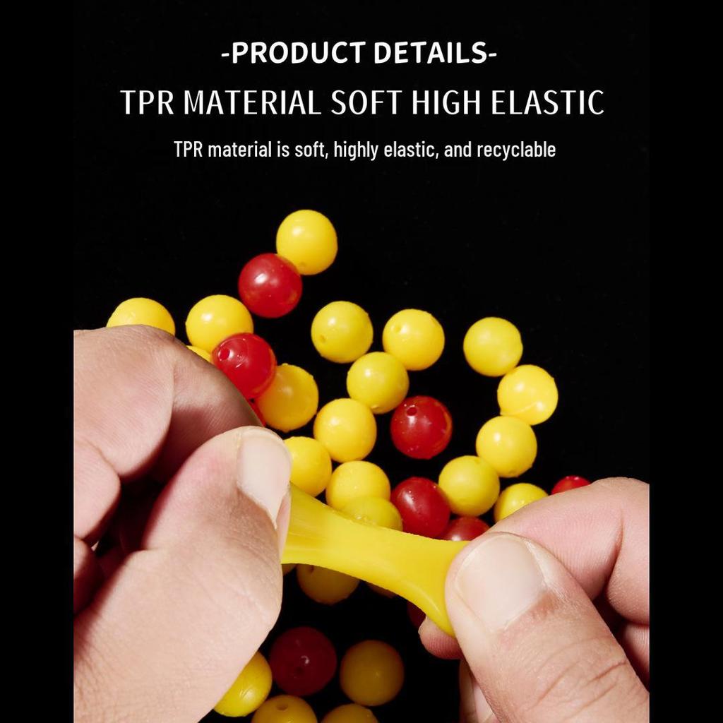TPE Schwimmende Weiche Maisköderperlen - Süßer Geschmack, Hohe Elastizität für Karpfen- & Forellenangeln