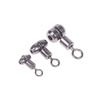 10Pcs Fishing Swivels 3-Way Copper Fishing Connector Saltwater Fishing Rolling Bearing Swivel Hook For Carp Tackle Accessories