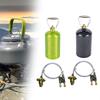 Outdoor Empty Gas Cylinder Cookware Accessories Canister Bottle Gas Storage Tank for Backpacking Fishing BBQ Outdoor Hiking