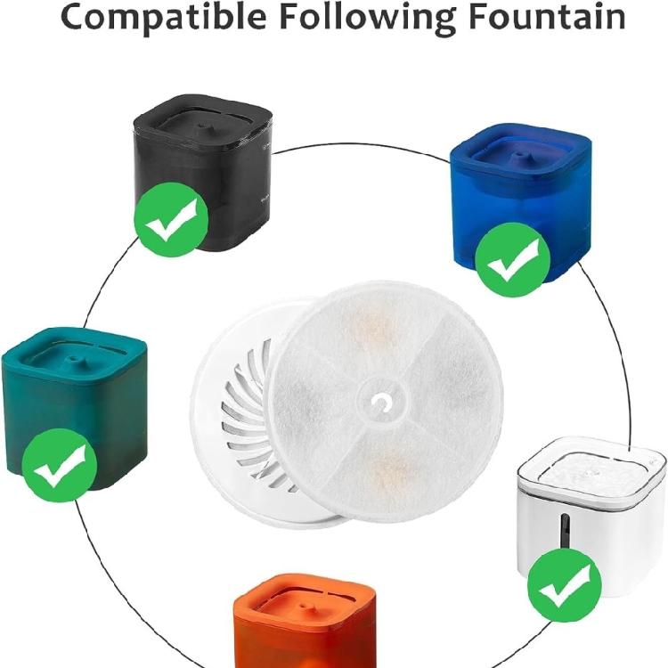 1pc/5pcs/10pcs Cat Water Fountain Replacement Efficient Filter for Replaced