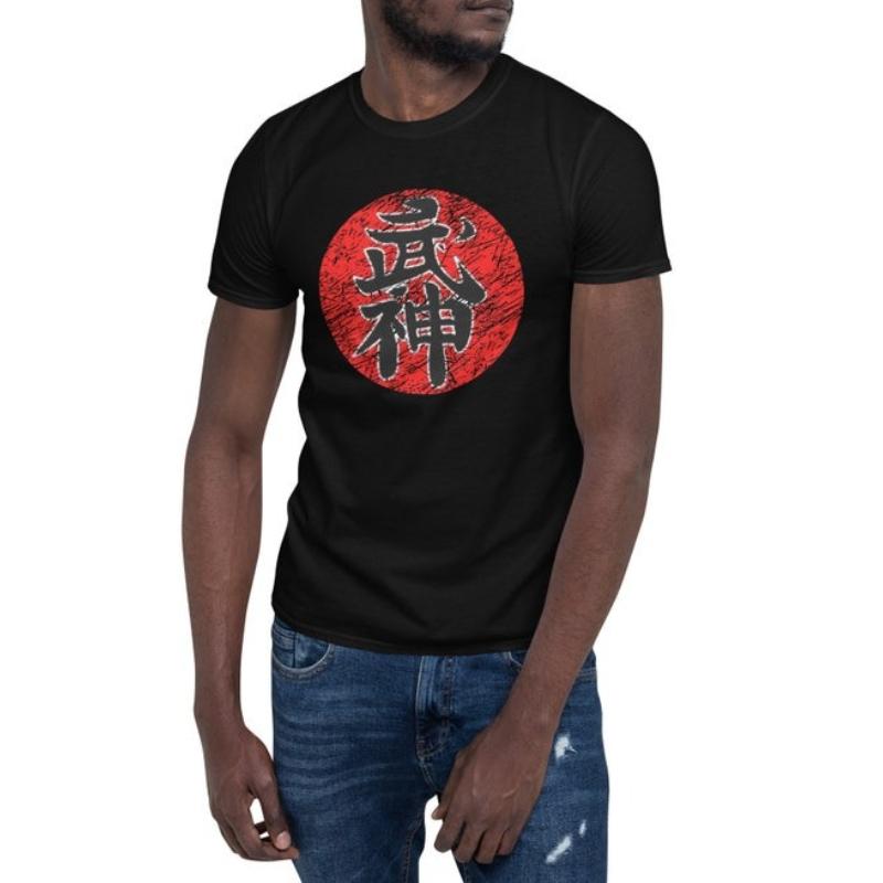 Bujinkan T-Shirt Cotton Men Shirts Retro Street Men's Shirt Short Sleeve Design Streetwear O-ne