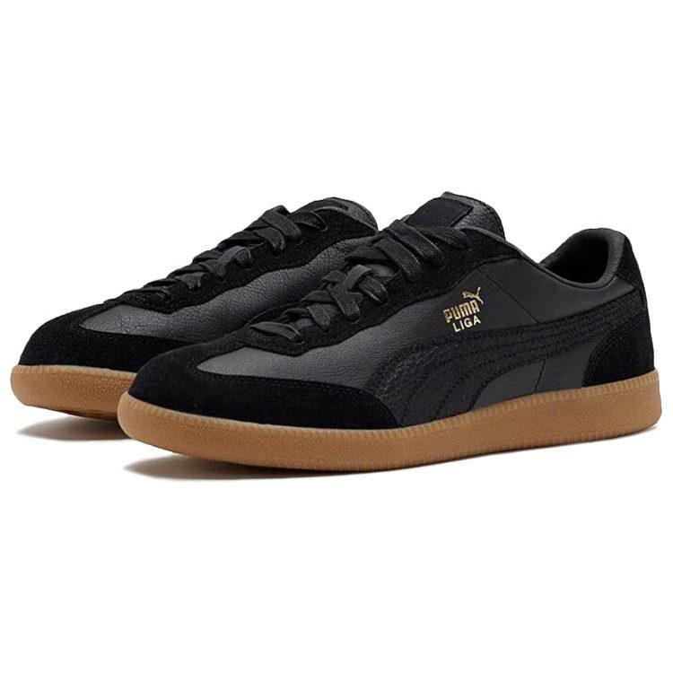 Puma Liga Leather Retro Shoe Black 364597-02