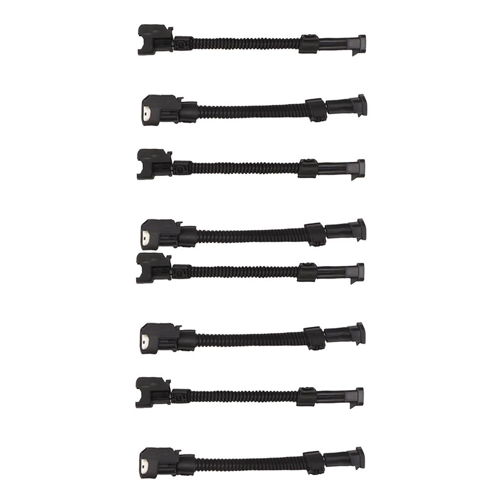 8Pcs Fuel Injector Wiring Adapter for Delphi LQ4 LQ9 4.8 5.3 6.0 To LS2 LS3 LS7 EV6 Injector Adapter
