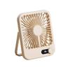 Portable Fan Rechargeable, Small Desk Fan Quiet, 180°Tilt Adjustable Personal Fan for Sleeping, Battery Operated, 100 Speeds, Table Fan for Bedroom