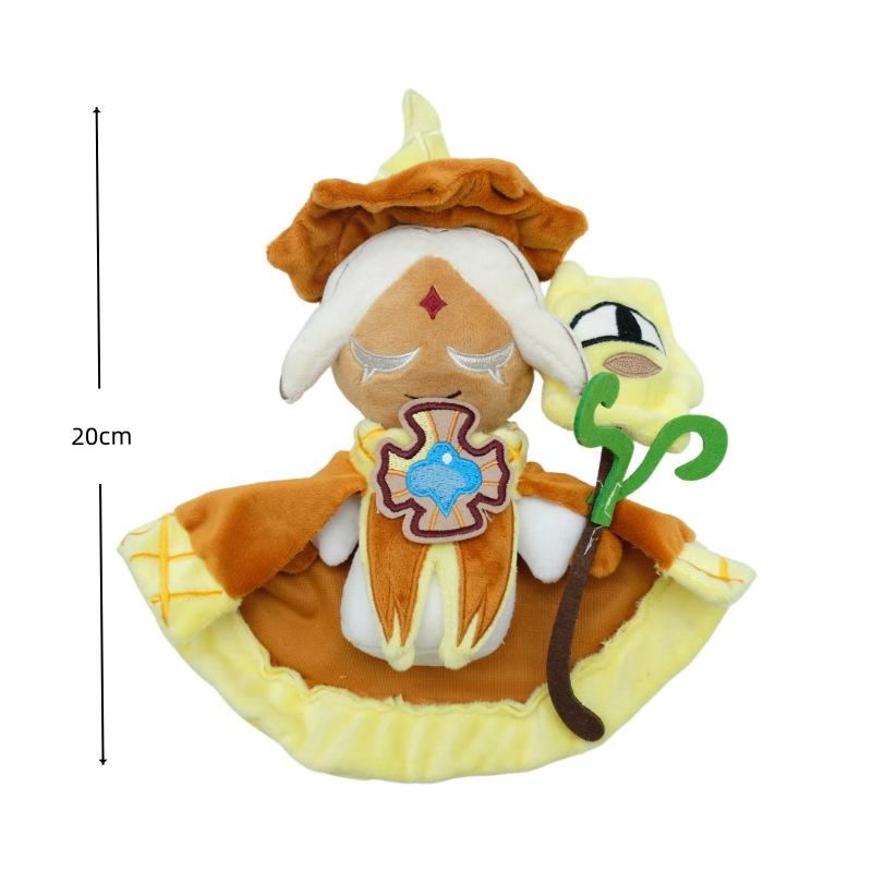 Cookie Run Kingdom Pluche Vanille Koekje Engel Pop Schattige Anime Randapparatuur Speelgoed Verjaardagscadeau Voor Kinderen Spel Hobby Collectie