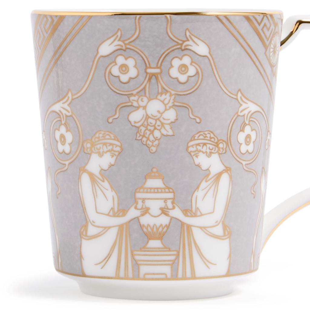 [Officially Imported] Wedgwood Renaissance Gray Accent Mug, Approx. 300ml, Wedding Gift, Product Number 1076486
