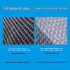 Double-Layer Thickened Bubble Wrap: Shockproof 30-50cm Wide Foam Roll for Packaging